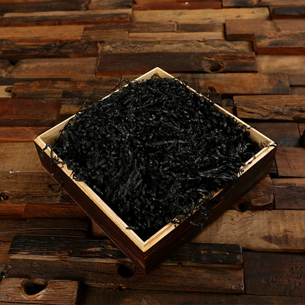 Black Shredded Paper Gift Bag Filler - Teals Prairie & Co.®